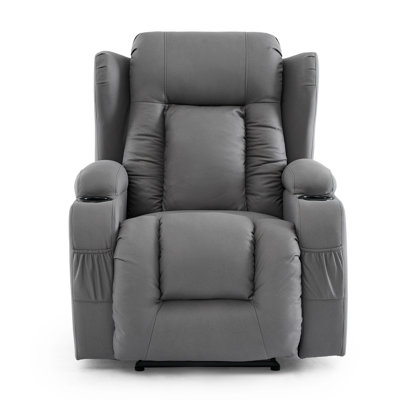 Anderer 87cm Wide Wall Recliner Home Theatre Recliner with Massager