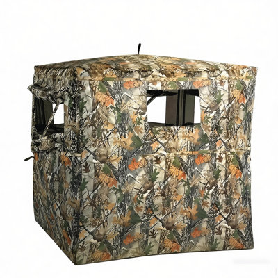 Abri toutes saisons - L 58,3 po x l 58,3 po x H 63,8 po - Fibre de verre, Oxford - 1 pièce - Camouflage