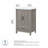24W Single Bathroom Vanity with Ceramic Basin-1676343152