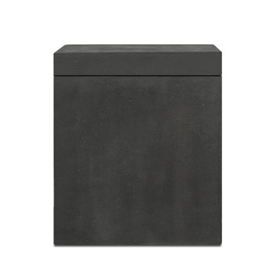 Couvercle de réservoir de propane carré en béton 17 po Geneva et table d'appoint par Jensen Co.