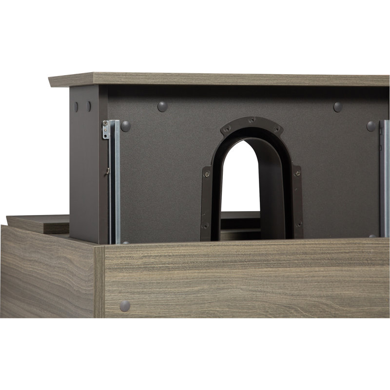Meuble-lavabo flottant avec lavabo, conception murale pour une décoration de salle de bain moderne et peu encombrante., Gris