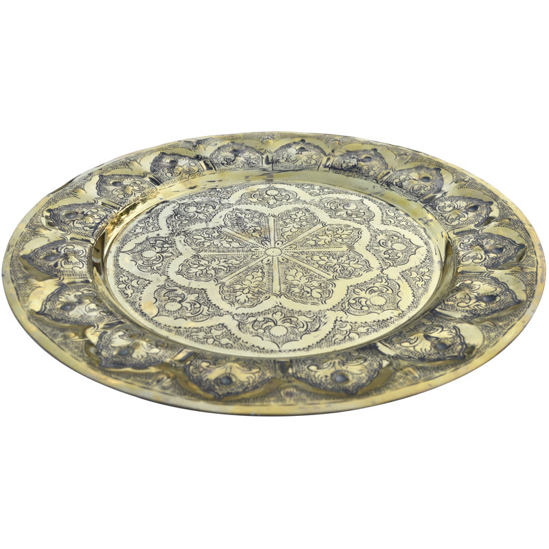 Solid Brass Decorative Tray