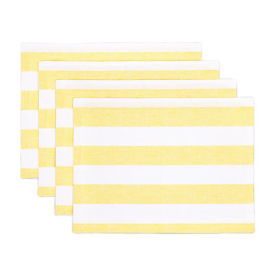 Cabana Stripe - 100% Pure Linen Placemats
