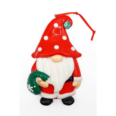 Décoration de Noël père Noël en pain d'épice brillant avec sac.  Décoration festive F07-N2-7-E2511B