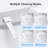 Integrated Smart Toilet With Auto Open/Close Lid, Heated Seat, Instant Warm Water Wash, And Automatic Flushing Options