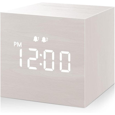Solid Wood Electric Tabletop Clock
