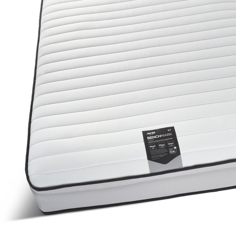 Jay-Be Benchmark S7 Tri-brid Eco-Friendly Mattress, Single (3')