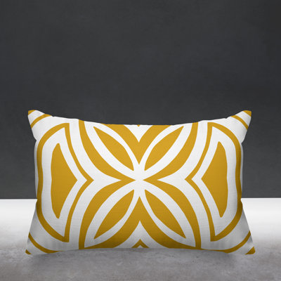 Dreyer Tribal Motif  Indoor/Outdoor Throw Pillow