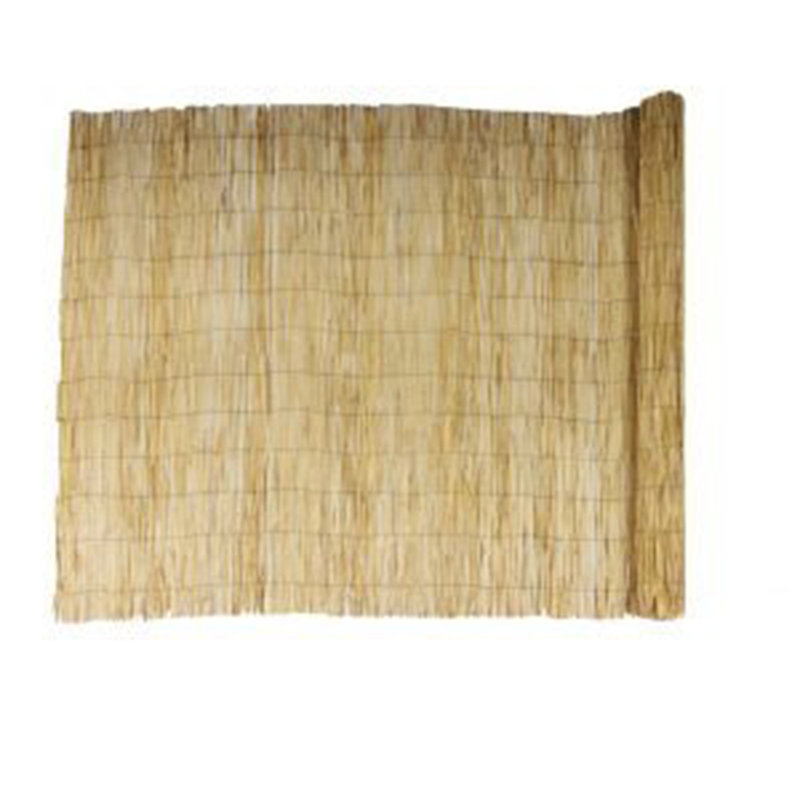 Natural Bamboo 48'' H x 96'' W Peeled and Polished Reed Fence