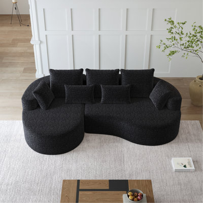 Modern Upholstered Oversized Sectional Sofa
