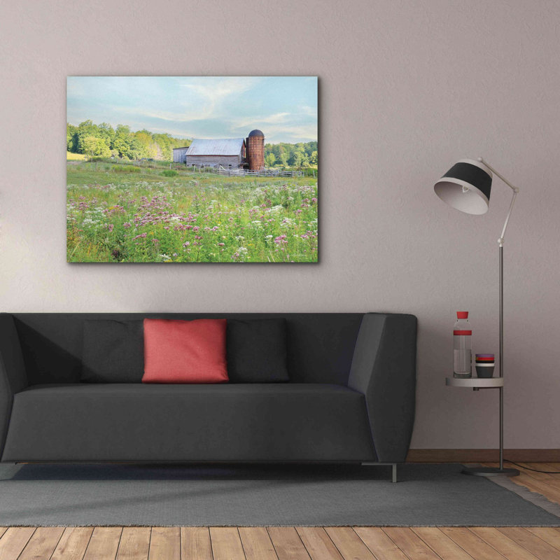 «Summer on the Farm» par Lori Deiter, estampe numérique sur toile, H 40 po x l 54 po x P 1,5 po