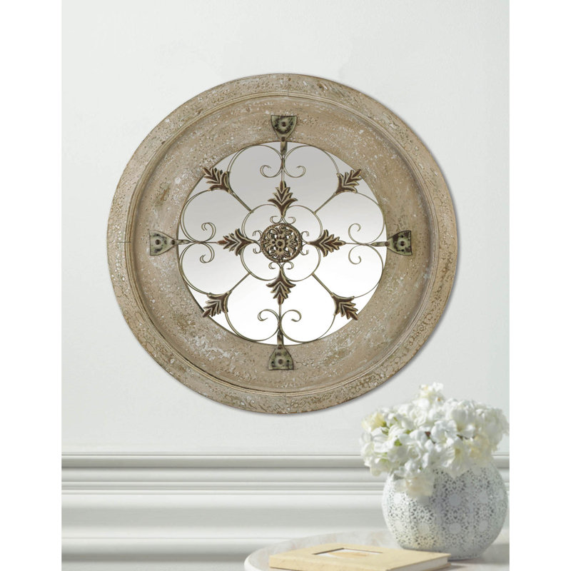 Northmoore Wood Flat Wall Mirror