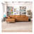 Anthony Corner Sectional Sofa Left Facing