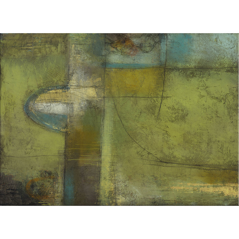 Blue Green Nude Print by Larry Laslo