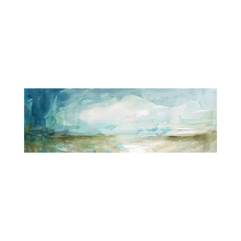 Spring Reflection I by Carol Robinson - Wrapped Canvas Panoramic Painting, 30.48 cm H x 91.44 cm W x 3.175 cm D