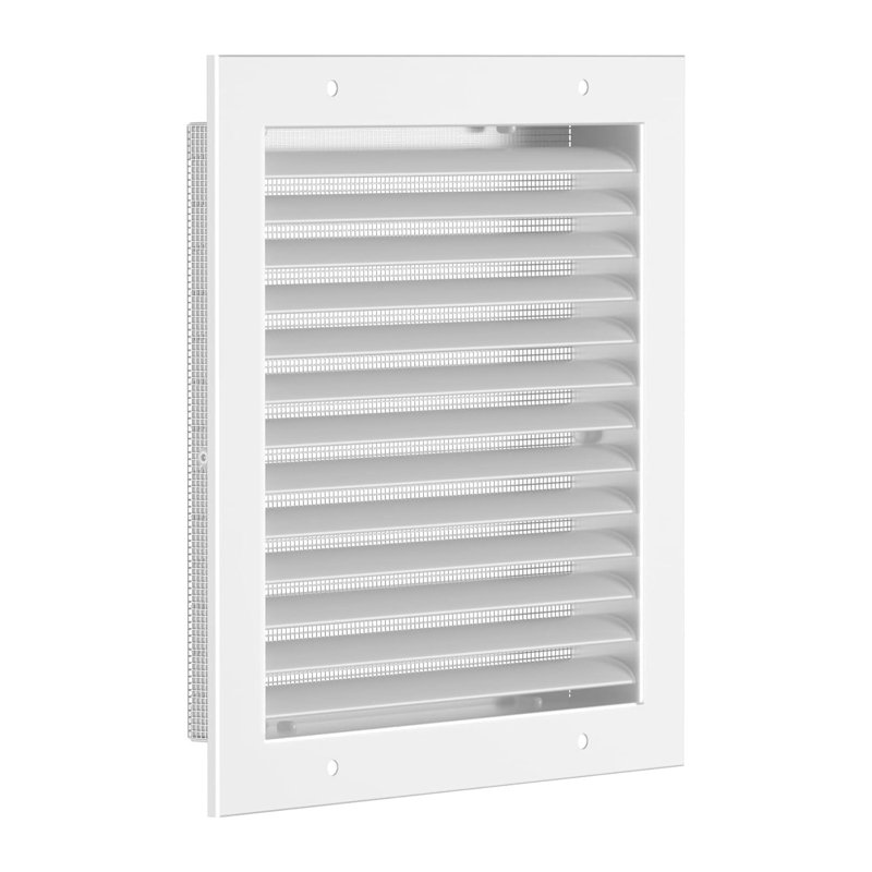 Évents de pignon de 12 po x 12 po, évent pour grenier en alliage d'aluminium Hon & Guan