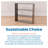 ECR4Kids Streamline 3-Shelf Storage Cabinet, 36in High, Double-Sided Display-101364939
