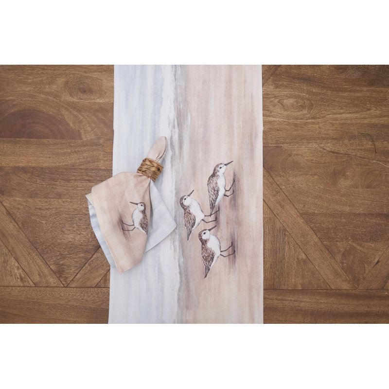 Sandpiper Coastal Shores Table Runner