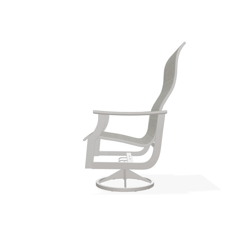 St. Catherine Polymer Outdoor Lounge Chair, Warm Gray, Deacon