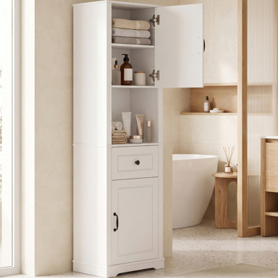 Armoire à linge H 66 "avec tablettes réglables