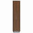 3-shelf Bookcase with Slatted Doors