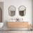  Naomi Antique Brass Mirror
