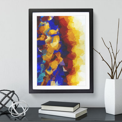 Creation Of Time Abstract - Single Picture Frame Painting