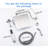 All Metal 10 Inch Shower Head With Handheld Spray Combo, Built-in Mode 3-way Diverter-110812473