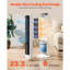 40" Oscillating Tower Fan 24H Timer 23.3 ft/s High Velocity with Remote Control