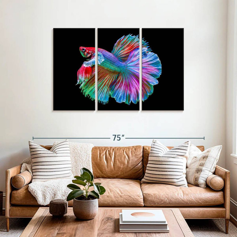Brampt Chromatic Betta Fish, 36" H x 57" W