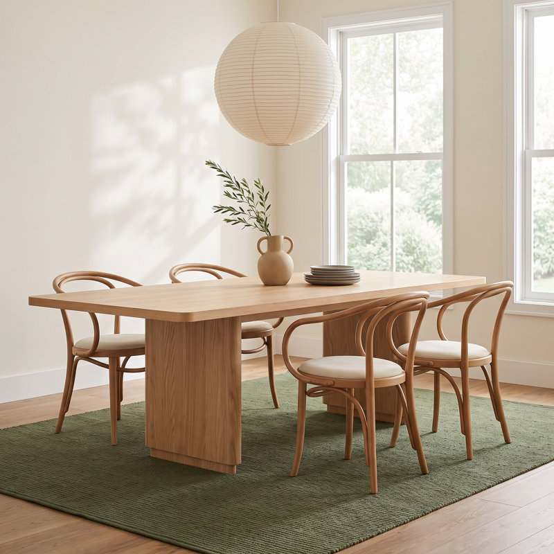 Mille 104" Dining Table, Oak