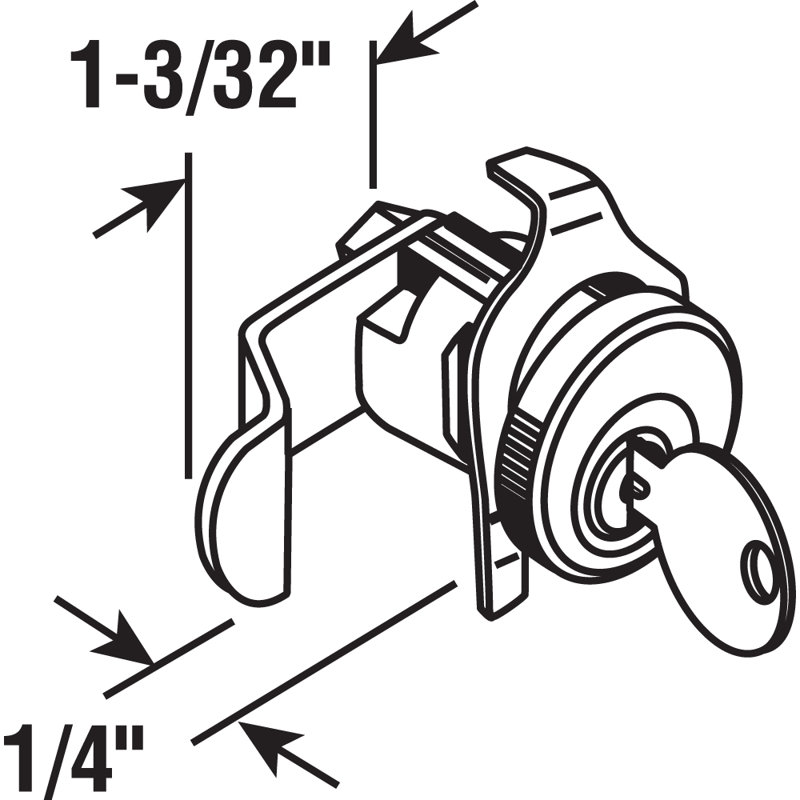 Prime-Line Plated Mailbox Lock
