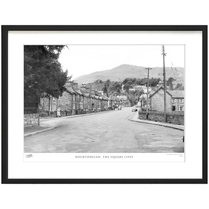 Dolwyddelan, The Square C1955 - Single Picture Frame Print, 60cm H x 80cm W x 2.3cm D