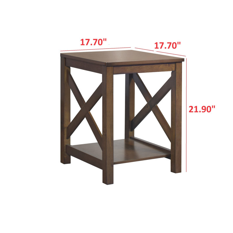 Alessandro Living Room Table Set, Brown