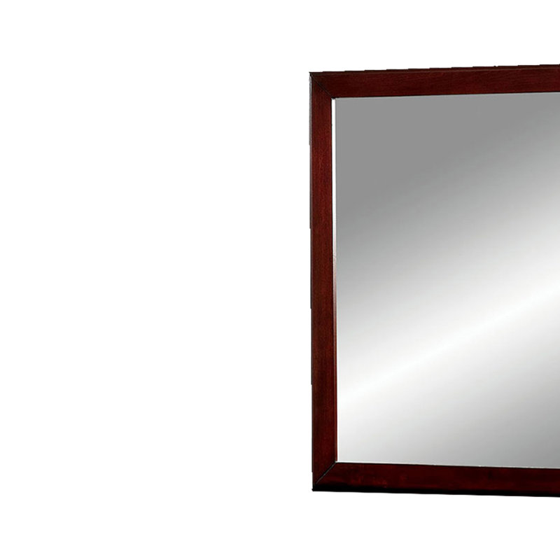 Romney Wood Flat Mirror