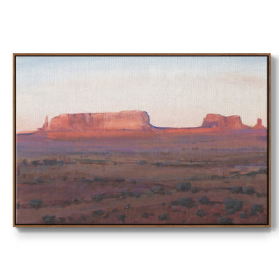 Red Rocks At Dusk I, peinture sur toile encadrée