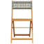 Dietz 2 - Person Wood Patio Dining Set with-1788344751