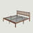 14"H Heavy-Duty Easy Assembly Solid Wood Bamboo Platform Bed Frame with Headboard Metal Slats-1225217759-1209602965