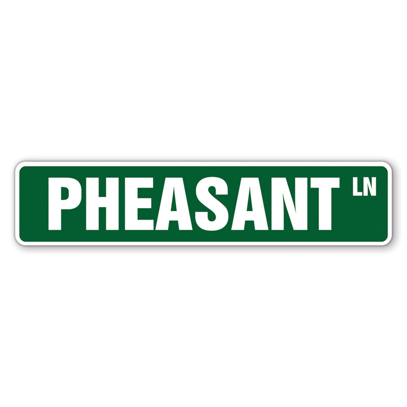 Plaque de rue Lawnmont, H 8 po x l 36 po x P 0,1 po
