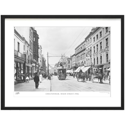 Cheltenham, High Street 1906 1 Piece Single Picture Frame Wall Art