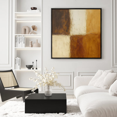 Art mural encadré abstrait rétro antique classique pour chambre à coucher