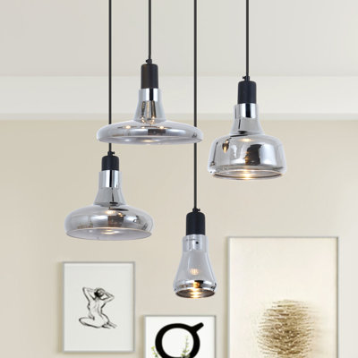 Laque 4 - Light Matte Black Dome Pendant