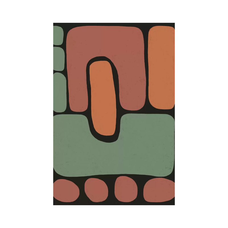 Shape Study IV by Alisa Galitsyna - Wrapped Canvas Gallery-Wrapped Canvas Giclée, 20.32 cm H x 30.48 cm W