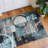 Fanton Modern Abstract Performance Gray/Ivory/Blue Area Rug-2116298505-2083446204