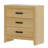 Farmhouse TV Stand For Bedroom, Tall Media Console With 3 Drawers For Small Spaces, Rustic Wood Entertainment Center And Accent Storage Cabinet For Living Room, Bedroom, Or Home Office, Beige-1248536304