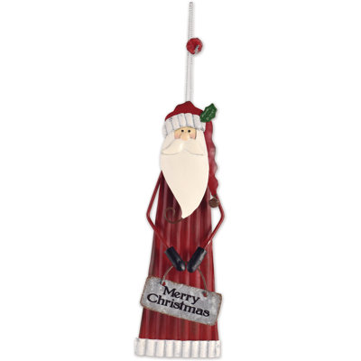 11.5'' Wood Hanging Figurine Ornament
