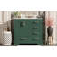Meuble-lavabo traditionnel 36 po avec lavabo en céramique, armoire de salle de bain avec deux portes à fermeture douce et quatre tiroirs-791722154