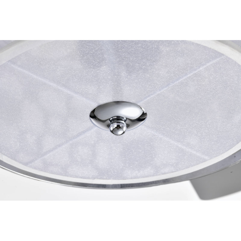 Eltaj 25.98'' Ceiling Fan with LED Lights, Silver