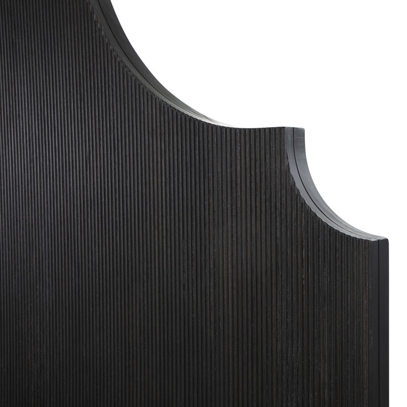 Princeton Bed, King, Cerused Forest Black