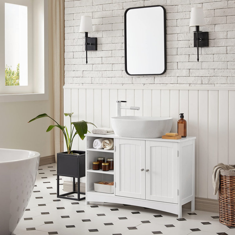 Carpen Bathroom Cabinet, White